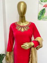 Pink velvet suit set - kasumi.in